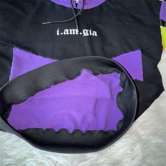 I.AM.GIA Rare Alcyone Cropped Hoodie Size S Graphic Street Style Streetwear - Picture 6 of 11